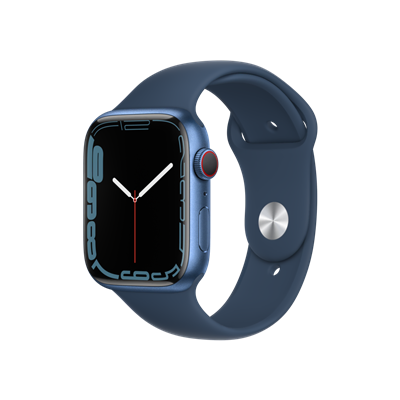 Apple Watch Series 7 Cellular 45mm Mavi Giyilebilir Teknoloji