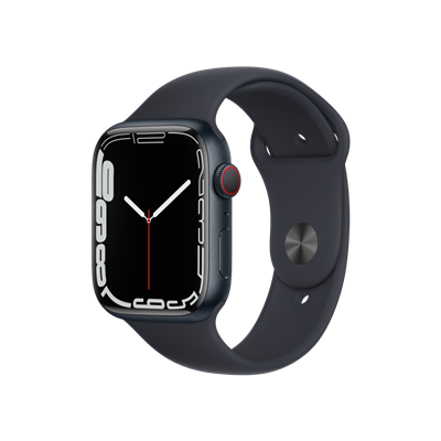 Apple Watch Series 7 Cellular 45mm Siyah Giyilebilir Teknoloji