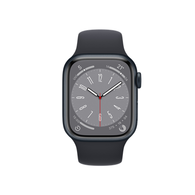 Apple Watch Series 8, 41mm Gece Yarısı Akıllı Saat