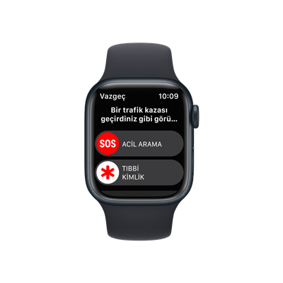 Apple Watch Series 8, 41mm Gece Yarısı Akıllı Saat