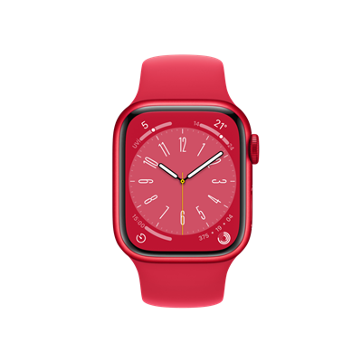 Apple Watch Series 8, 41mm Kırmızı Akıllı Saat