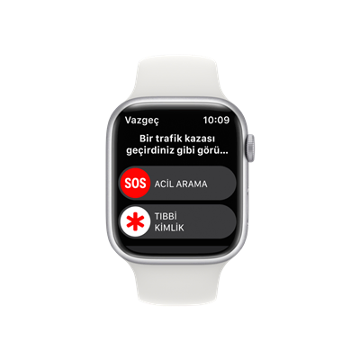 Apple Watch Series 8, 45mm Gümüş Akıllı Saat