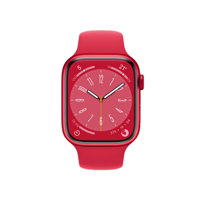 Apple Watch Series 8, 45mm Kırmızı Akıllı Saat