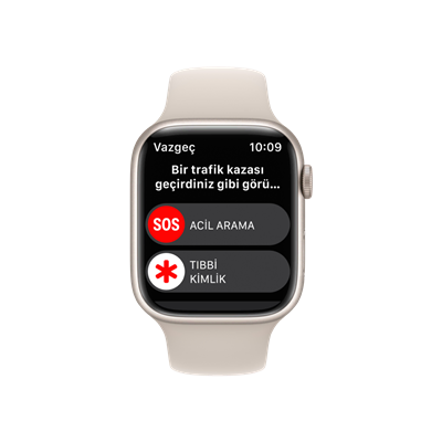 Apple Watch Series 8, 45mm Yıldız Işığı Akıllı Saat