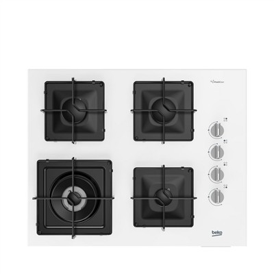 Beko BOCD K 6510 EWB Wok Gözlü Cam Ankastre Ocak