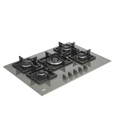 Beko BOCD K 7520 DWG Gazlı Cam Tablalı Ocak