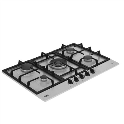 Beko BOMD D 7520 DWI Gazlı Inoks Metal Tablalı Ocak