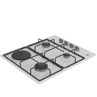 BOXL D 611 EB Gazlı Renkli Metal Tablalı Ocaklar
