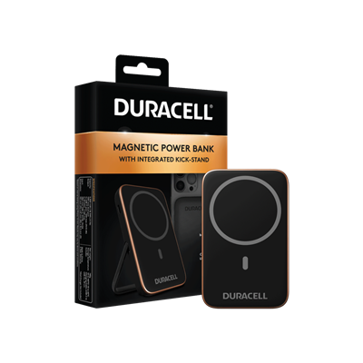 DURACELL 5000 PBANK MAGSAFE 12W BLACK Powerbank