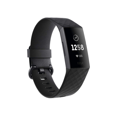 FITBIT Charge 3 Black / Graphite Giyilebilir Teknoloji