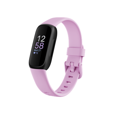 Fitbit Inspire 3 Siyah/Menekşe Moru Akıllı Bileklik