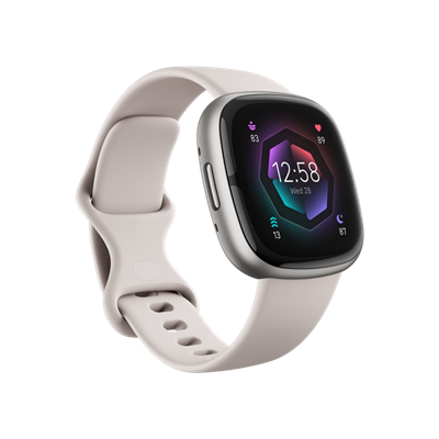 Fitbit Sense 2 Platinyum/Ay Beyazı Akıllı Bileklik