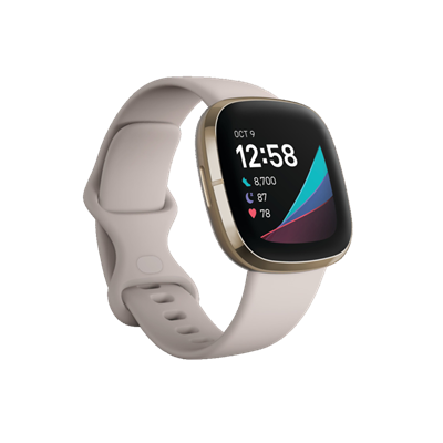 FITBIT Sense - Ay Beyazı/Altın Giyilebilir Teknoloji