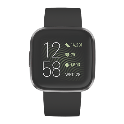 FITBIT VERSA 2 Black/Carbon Giyilebilir Teknoloji