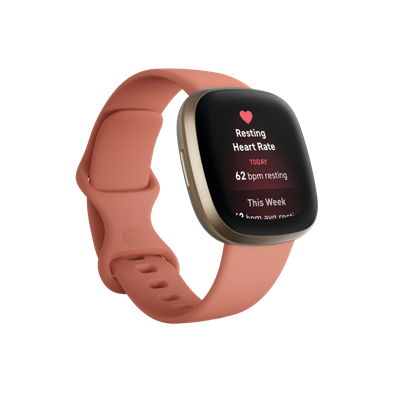 FITBIT Versa 3 - Kil Pembe/Altın Giyilebilir Teknoloji
