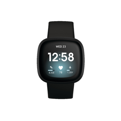 FITBIT Versa 3 - Siyah Giyilebilir Teknoloji