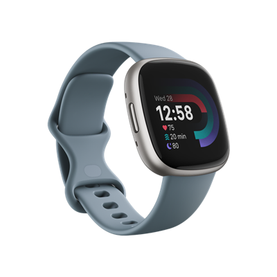 Fitbit Versa 4 Platinyum/Deniz Mavisi Akıllı Bileklik