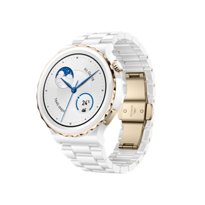 Huawei Watch GT3 Pro 43mm Seramik Beyaz Giyilebilir Teknoloji