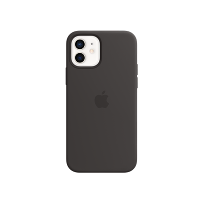 iPhone 12/12 Pro Silikon Kılıf Siyah Cep Telefonu Aksesuarları
