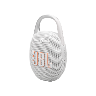 JBL Clip5 Bluetooth Hoparlör IP67 Beyaz Hoparlör