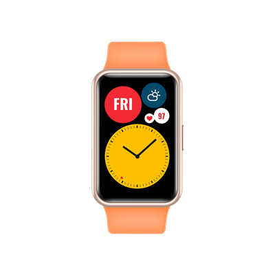 New Huawei Watch Fit Stia-B09 Orange Giyilebilir Teknoloji