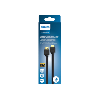 Philips HDMI 2.1 Kablo 1.5m Çevre Birimleri