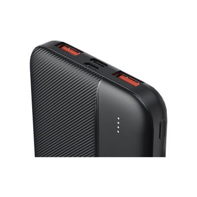 Robor R710 Powerbank 10.000 mAh Siyah Cep Telefonu Aksesuarları