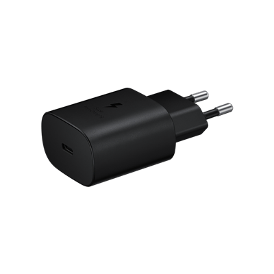 Samsung TypeC HızlıŞarj Adaptör25W-Siyah Şarj Cihazları