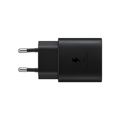 Samsung TypeC HızlıŞarj Adaptör25W-Siyah Şarj Cihazları