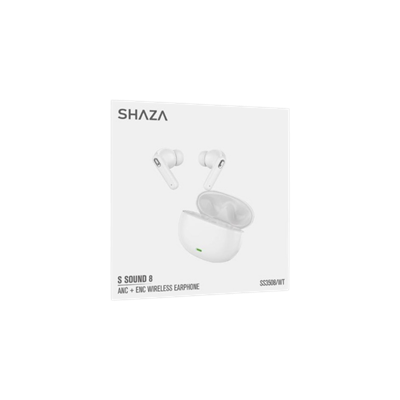 SHAZA S Sound 8 Bluetooth Kulaklık Beyaz Kulaklık