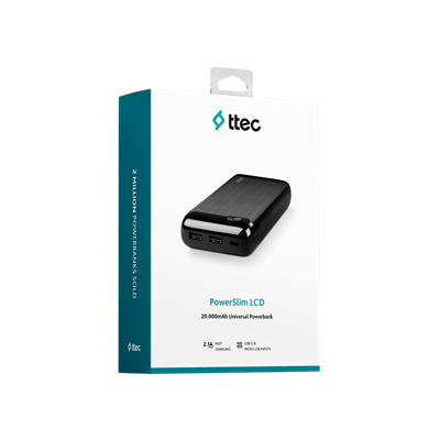 Ttec 2BB184S PowerSlim 20.000 Powerbank Cep Telefonu Aksesuarları