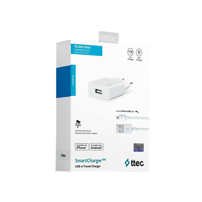 Ttec 2SCS20MB SmartCharger 2A+Micro USB Cep Telefonu Aksesuarları
