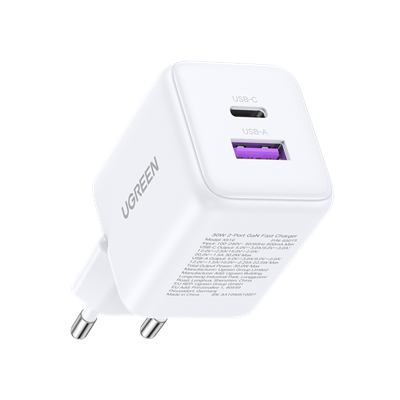 UGREEN 30W 2 Portlu Hızlı Şarj Cihzı Byz Cep Telefonu Aksesuarları