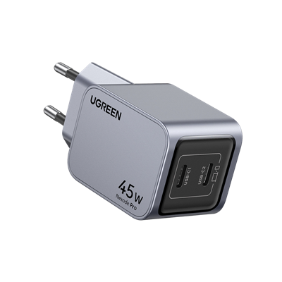 UGREEN Nexode Pro 45W Şarj Cihazı, Gri Cep Telefonu Aksesuarları
