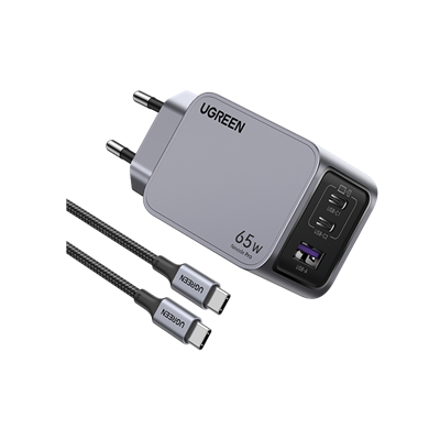 UGREEN Nexode Pro 65W adaptör+100W kablo Cep Telefonu Aksesuarları