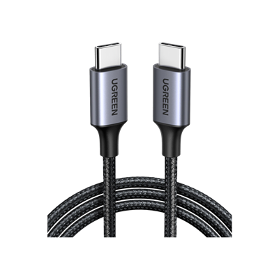 UGREEN USB-C 60W Örgülü Kablo Syh 1M Cep Telefonu Aksesuarları