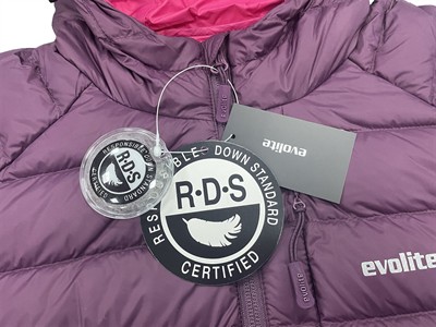 Evolite DownTouch Kadın Kaz Tüyü Mont - Mor