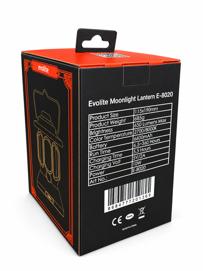 Evolite MoonLight 650 lm Şarjlı Kamp Lambası