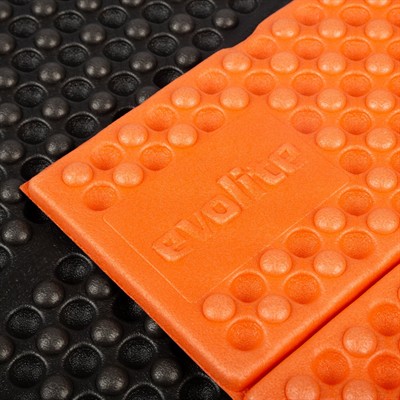 Evolite UltraLight Comfort Katlanır Mat - Siyah/Turuncu