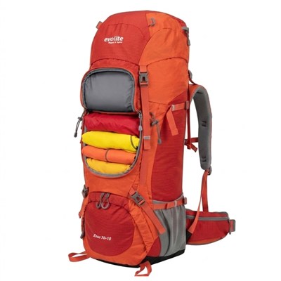 Evolite Zeus 70+10L Sırt Çantası - Turuncu