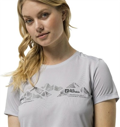 Jack Wolfskin Crosstrail Graphic Kadın T-shirt