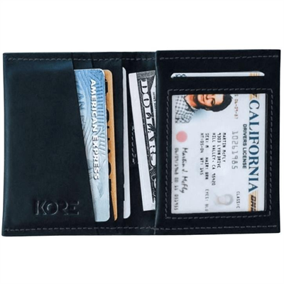 KORE BiFold Deri Cüzdan   [RFID Blocking]