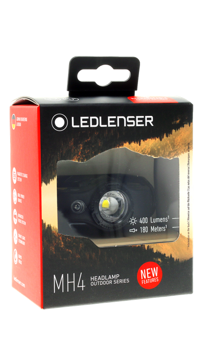 Led Lenser MH4 Black Kafa Feneri