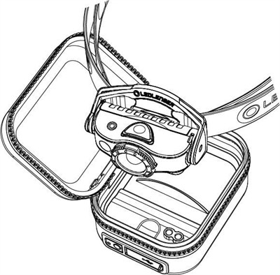 Led Lenser MH8 + POWERCASE Kafa Feneri Set