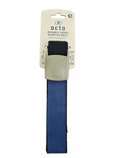 Octo Çift Taraflı ( Çift Renkli ) Streç Kemer