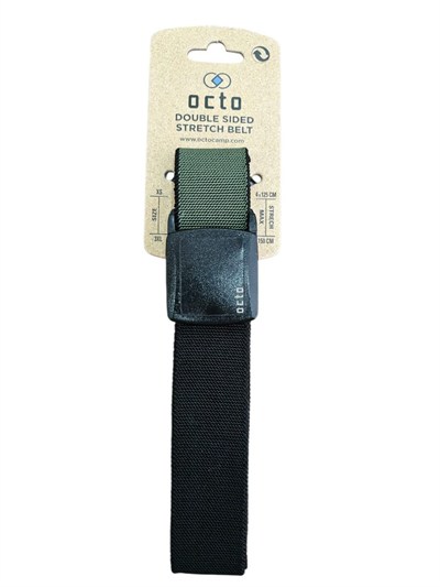 Octo Çift Taraflı ( Çift Renkli ) Streç Kemer