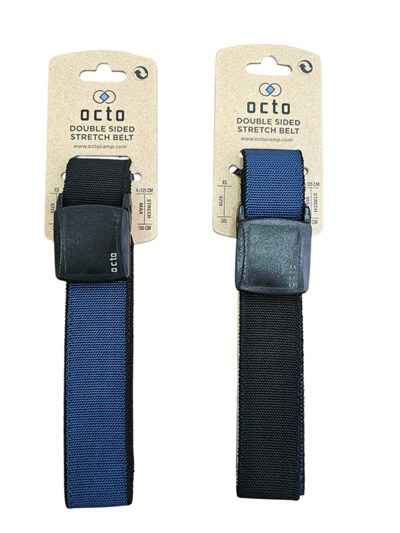 Octo Çift Taraflı ( Çift Renkli ) Streç Kemer
