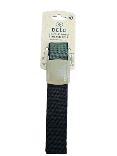 Octo Çift Taraflı ( Çift Renkli ) Streç Kemer