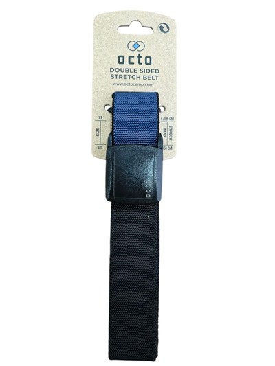 Octo Çift Taraflı ( Çift Renkli ) Streç Kemer