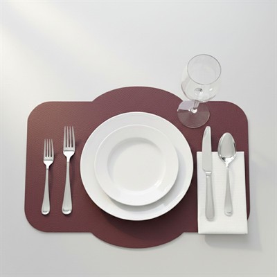 Simetrik Desenler No:117 Bordo – Premium Deri Amerikan Servis (Toptan)